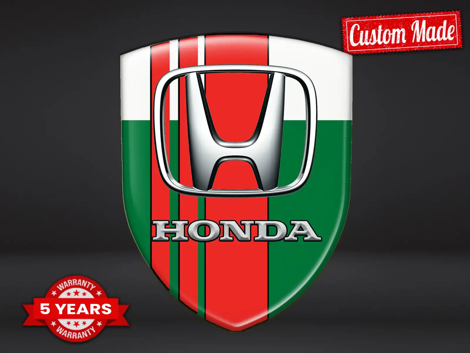 Honda Vinyle Auto Course Personnalisable Robuste